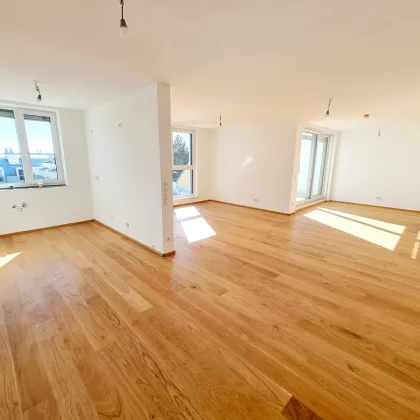 HERBSTAKTION! Einfach genial! Penthouse auf einer Ebene mit 2 Terrassen + Dachterrasse + 5 Zimmer + Garage + Erdwärme + Ruhelage! Nachhaltig und zukunftssicher investiert! - Bild 2